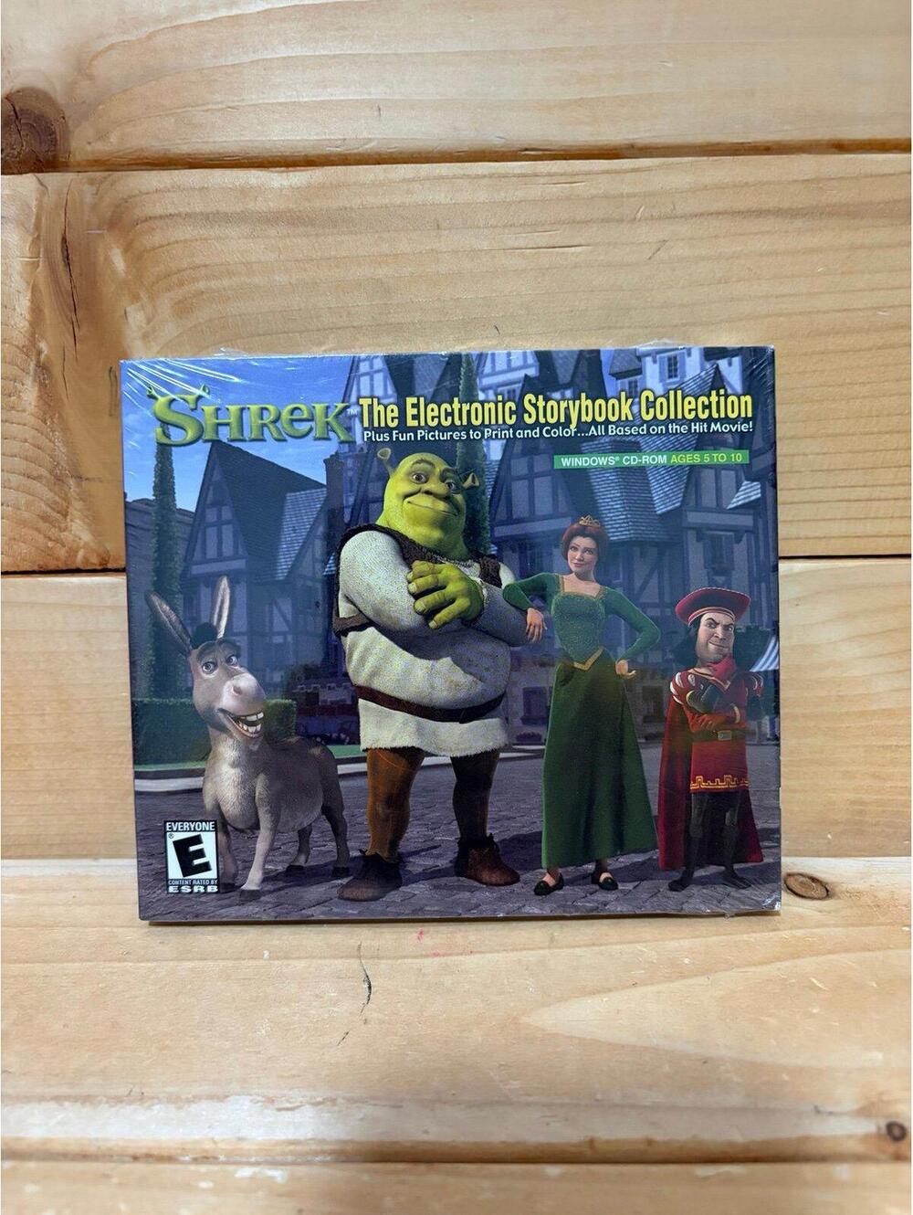 Factory Sealed Shrek the Electronic Storybook Collection CD-ROM computer game